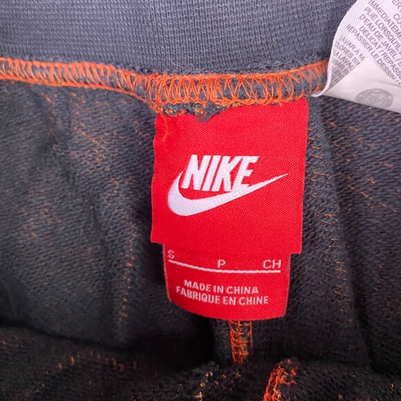 Nike Alumni Shoebox Shorts Men's Small Orange Gym Athletic Running Drawstring - Picture 5 of 12